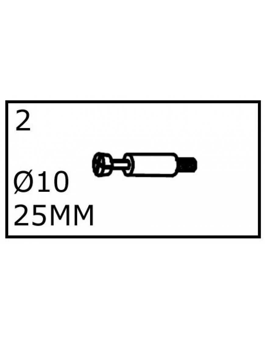 MINIFIX VERBINDINGSBOUT 25mm