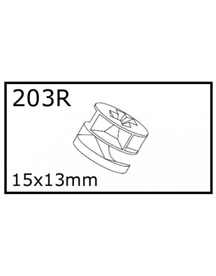 MINIFIX MOER 15x13mm