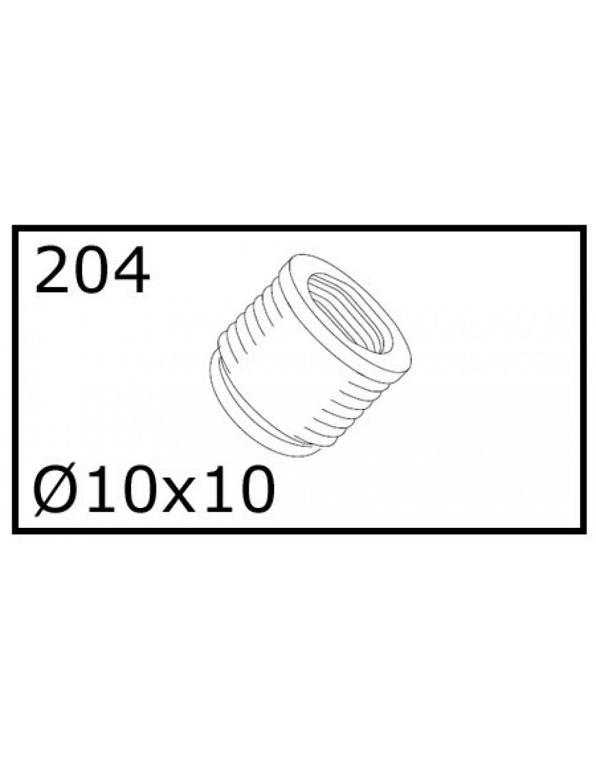PLUG PLASTIC 10x10mm