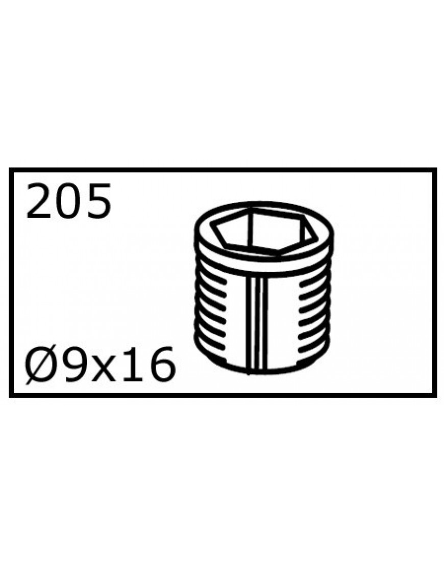 IJZEREN PLUG 9x16mm