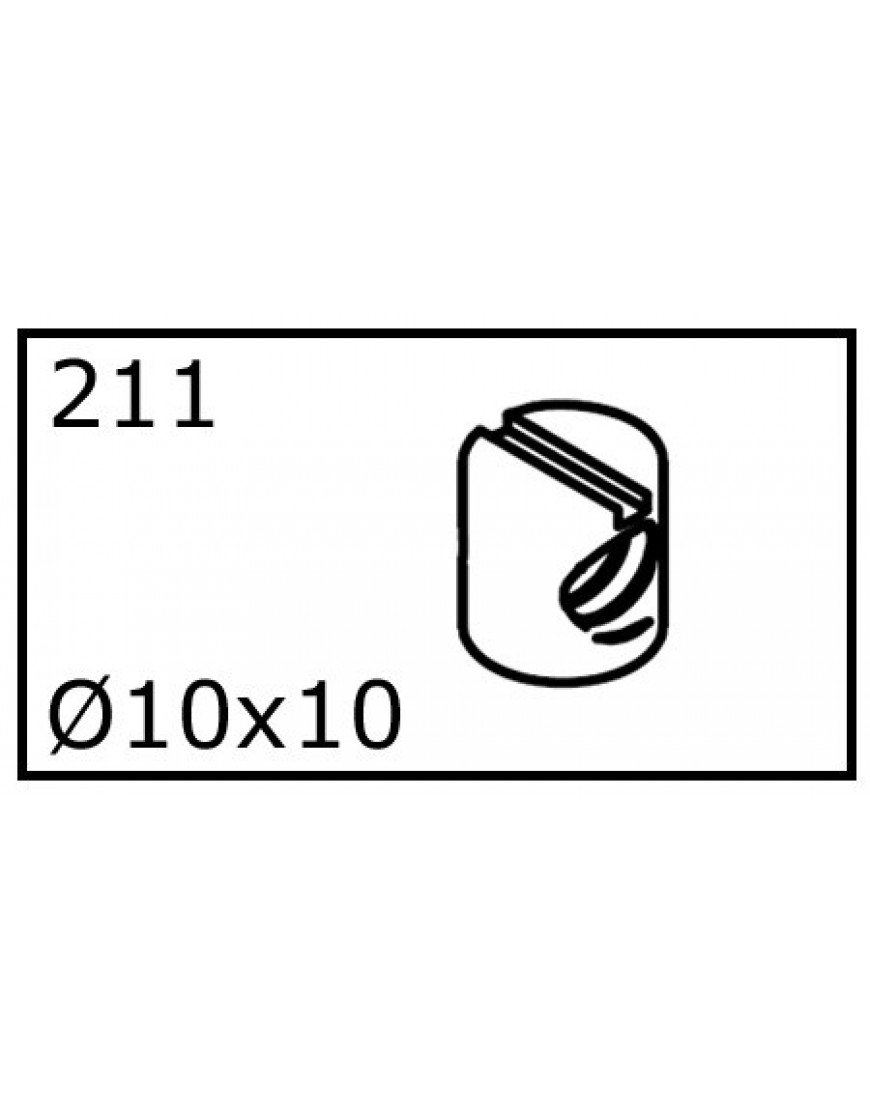 BUS 10x10mm VOOR BOUT