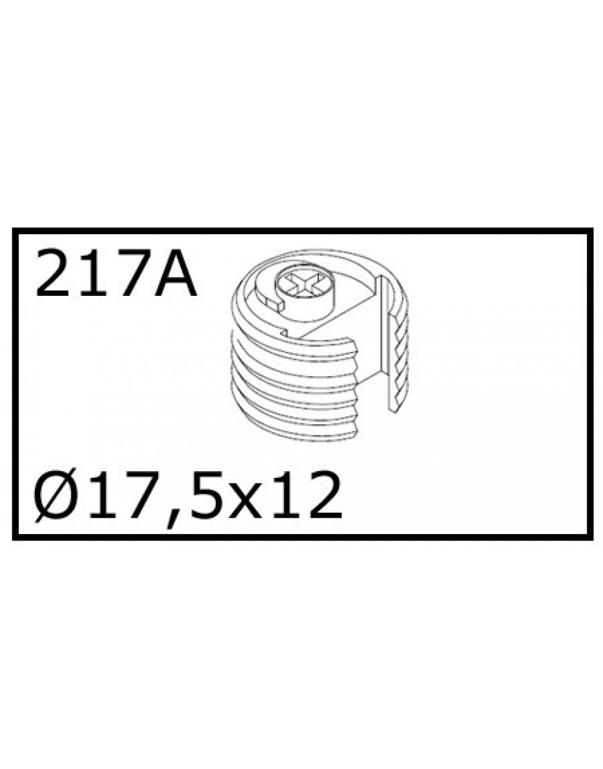 PLASTIC DOP WAAR SCHAPPENDRAGER INVALT 17,5x12mm