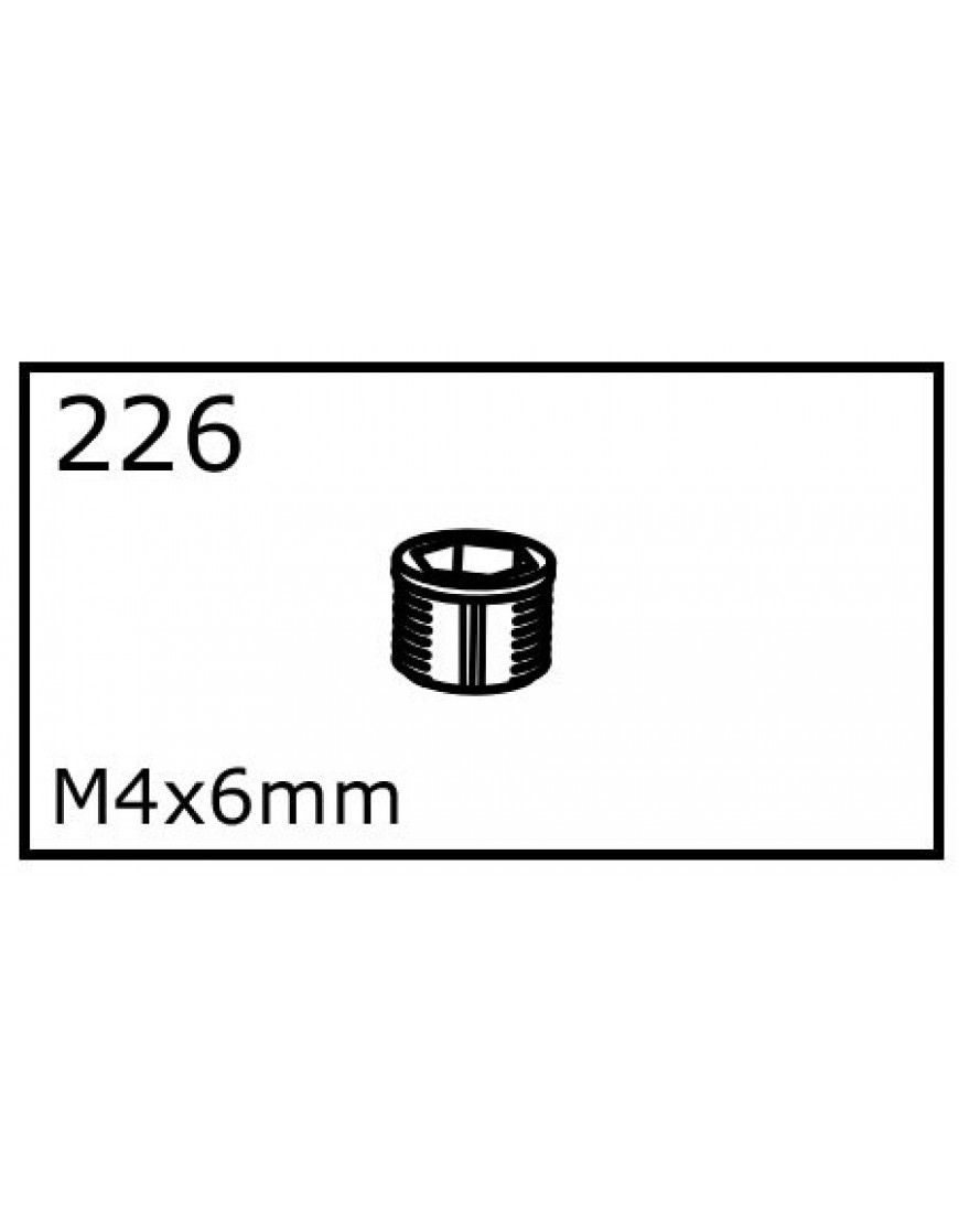 IJZEREN PLUG M4x6mm