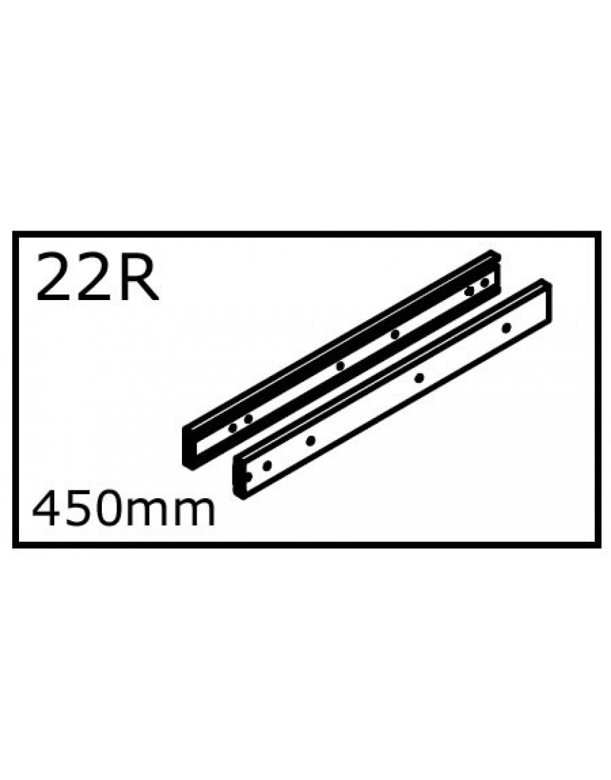 LADEGELEIDER L+R 450mm
