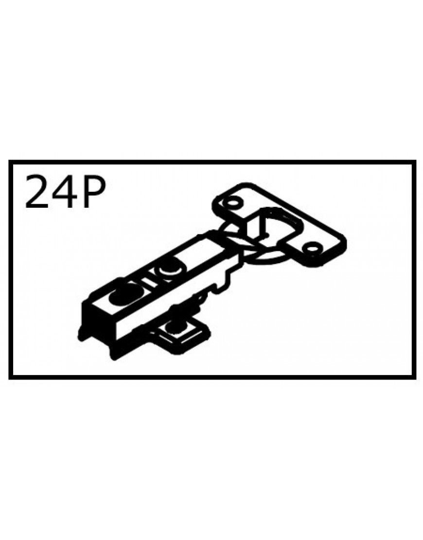SCHARNIER + PLAATJE NR. 24P