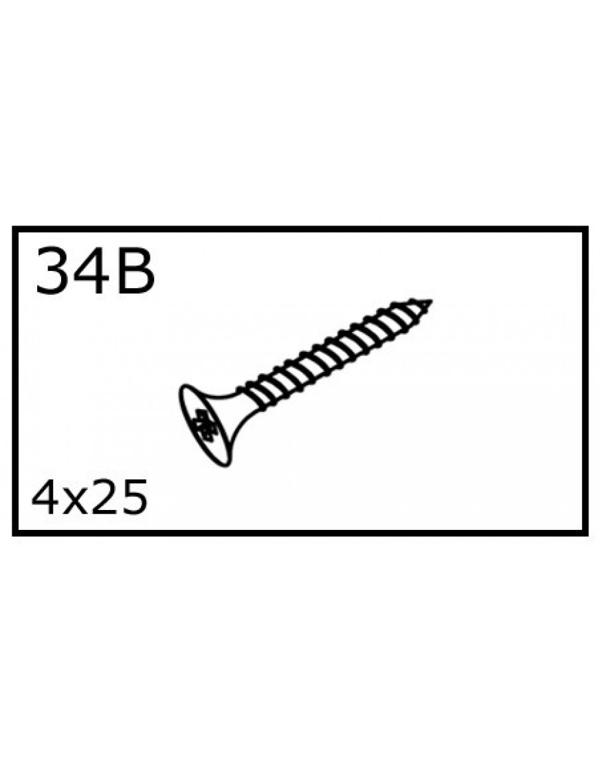 SCHROEF 4x25mm