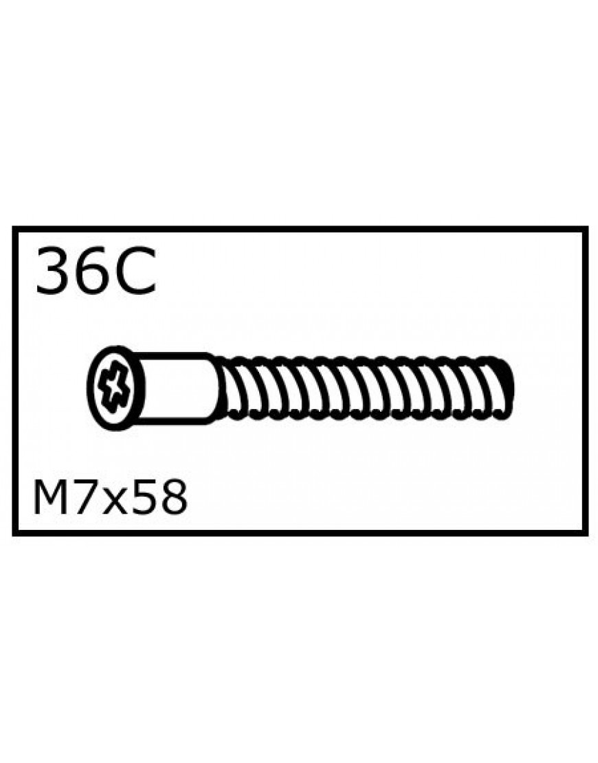 BOUT M7x58mm