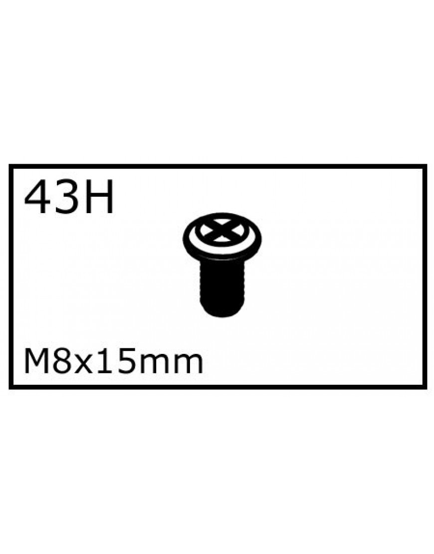 BOUT M8x15mm