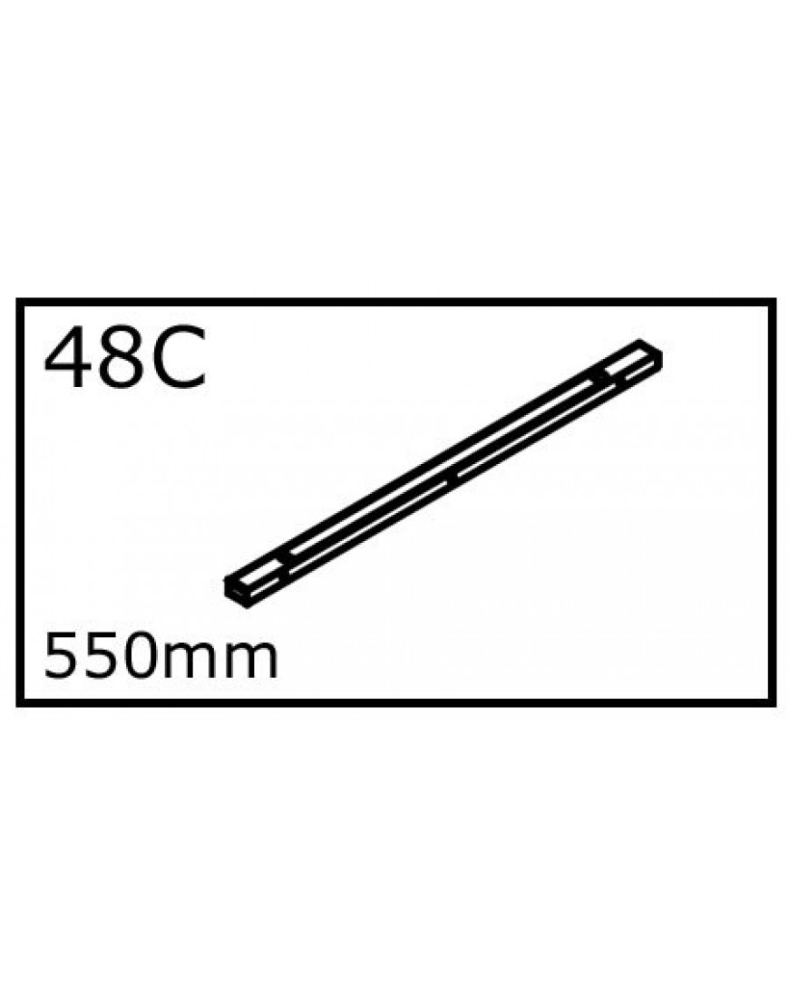 HANDVAT 550MM HOUTKLEUR
