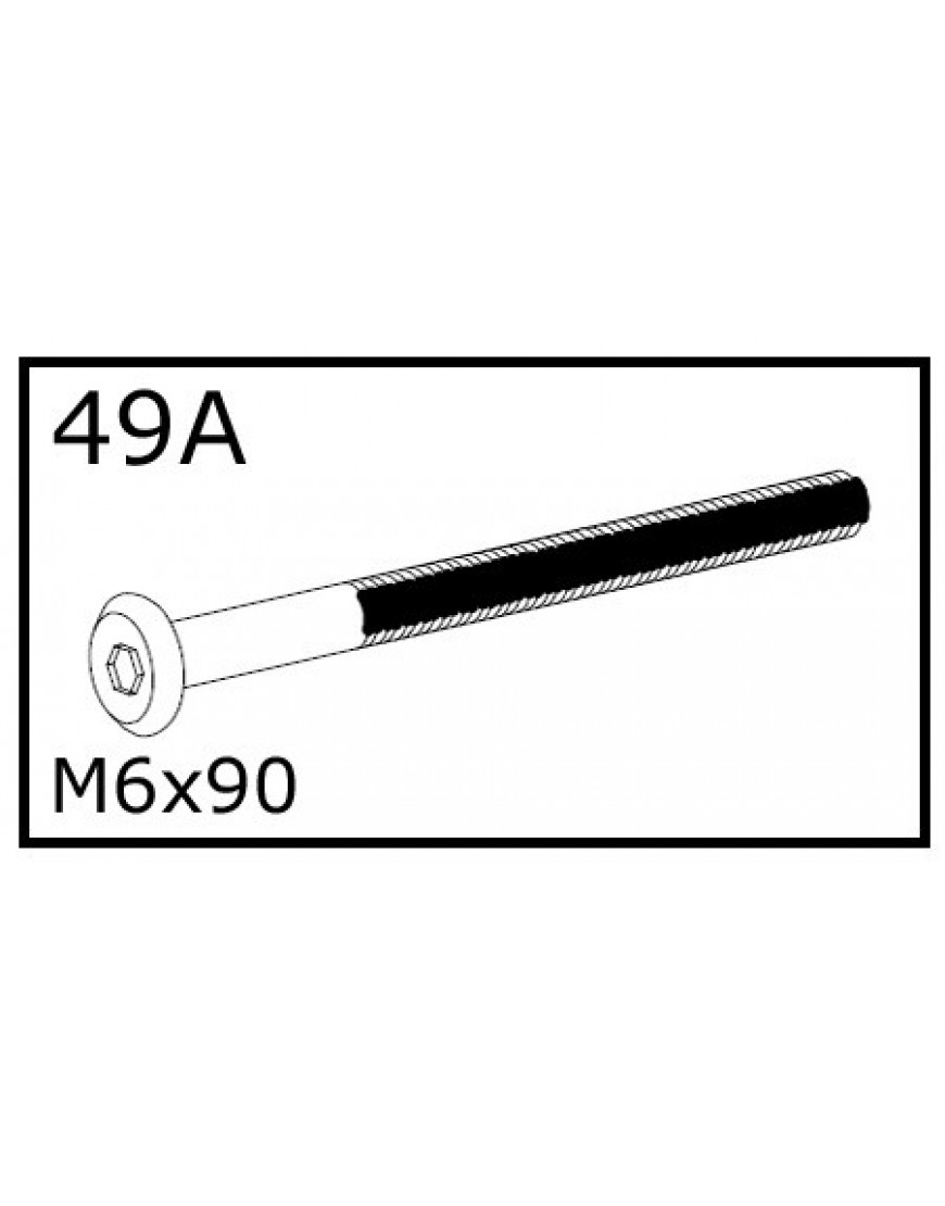 BOUT M6x90mm