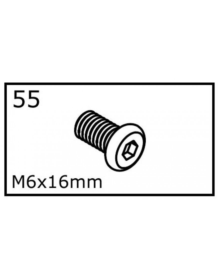 SCHROEF M6x16mm