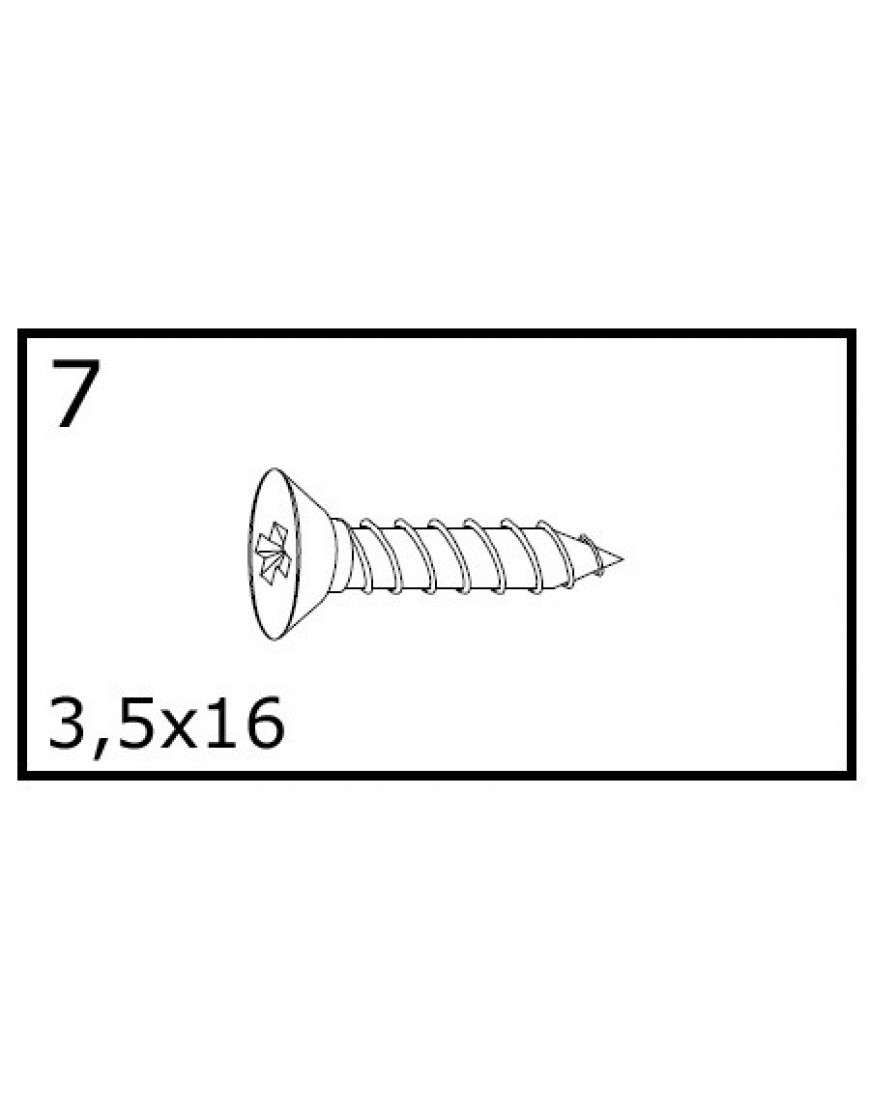 SCHROEF 3,5x16mm