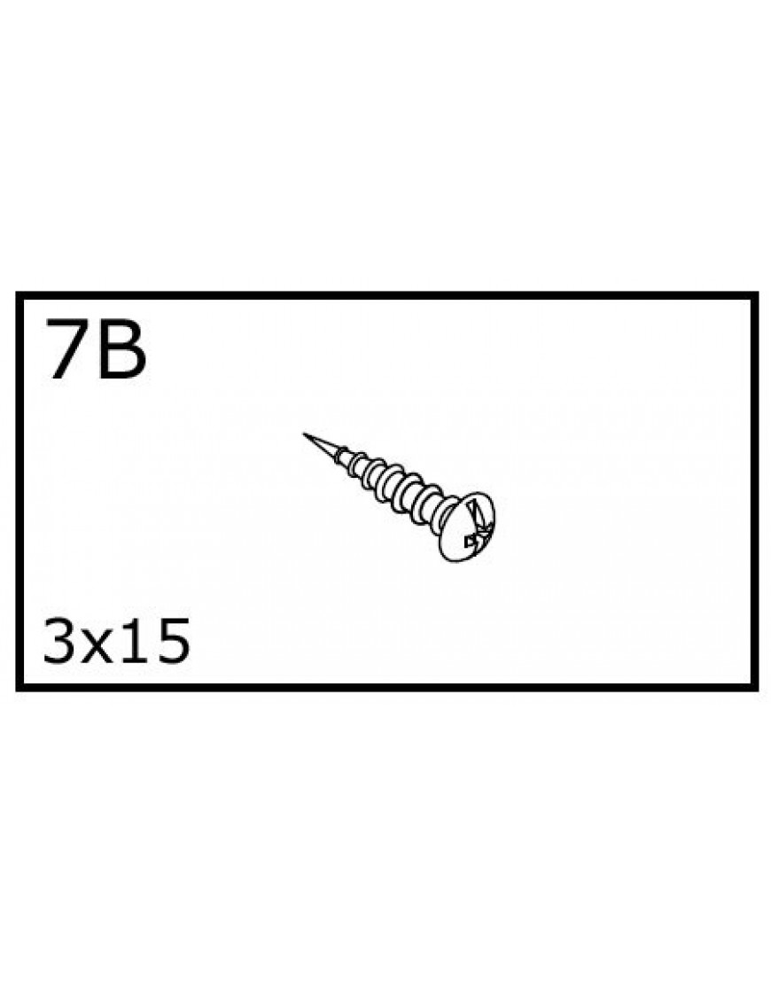 SCHROEF 3x15mm