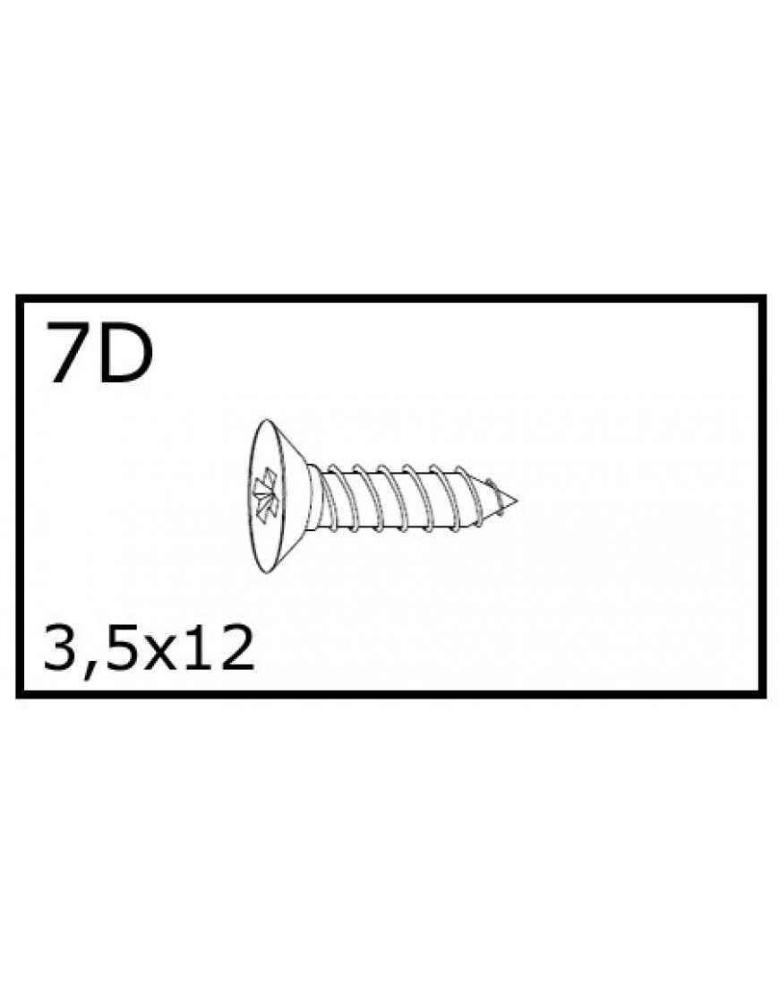 SCHROEF 3,5x12mm