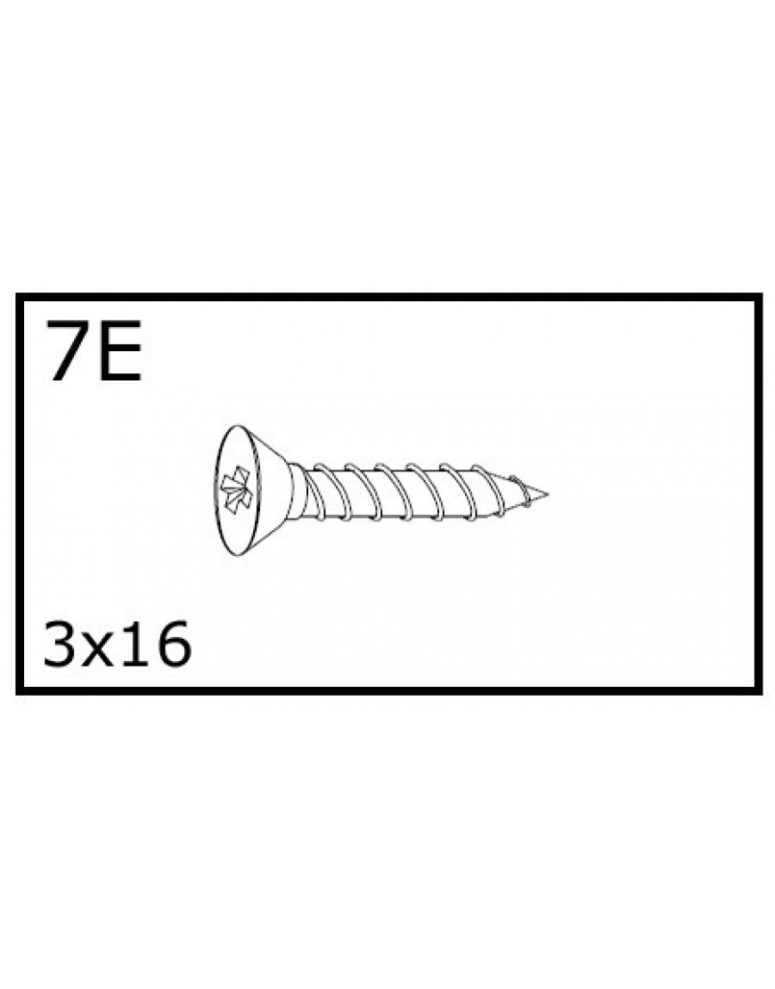 SCHROEF 3x16mm